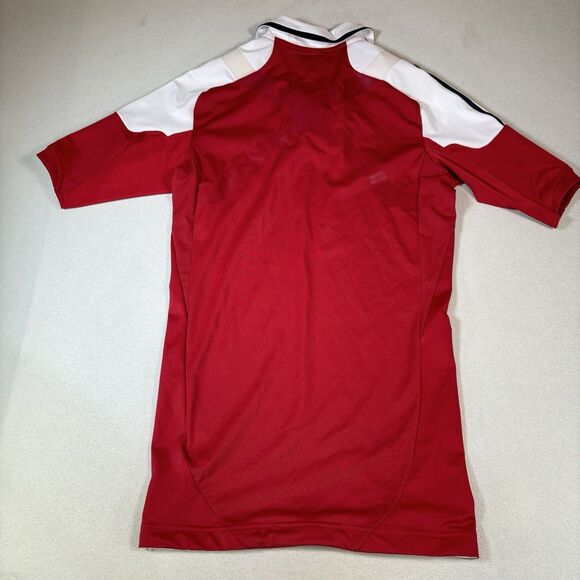Denmark Player Issue Home 2012 2013 Adidas Techfit Shirt Jersey Medium Football - Picture 2 of 12